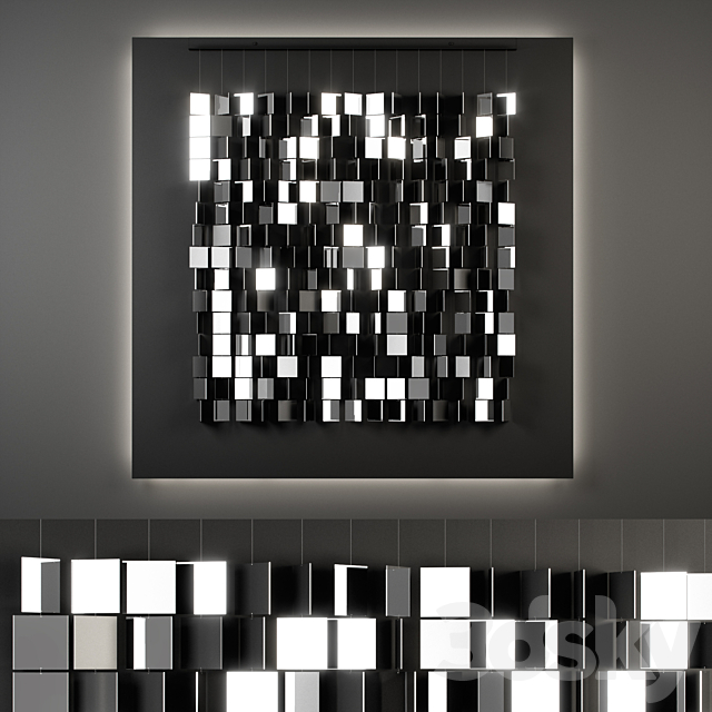 wall decor 01 3DSMax File - thumbnail 1