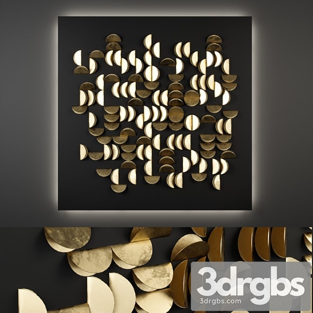 Wall Decor 02 5 3dsmax Download - thumbnail 1