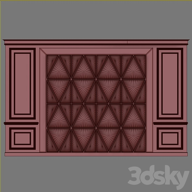 Wall decor 3DS Max - thumbnail 2