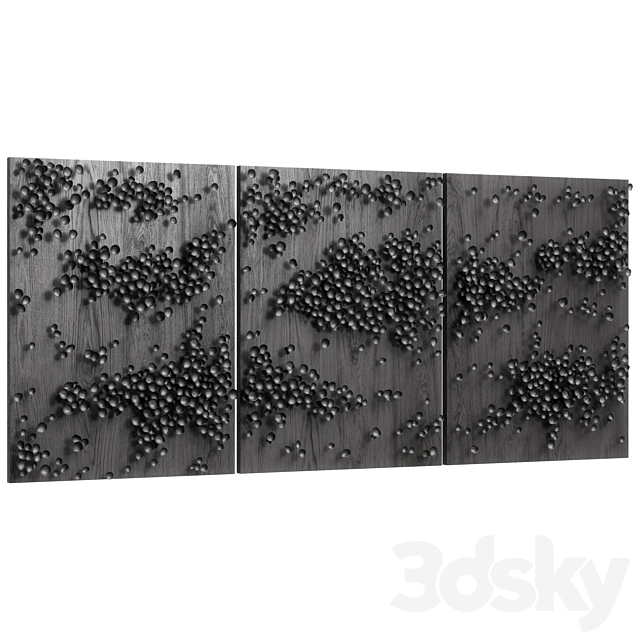 wall decor 74 3ds Max - thumbnail 3