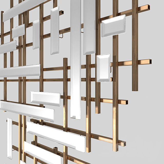 Wall Decor Apollo 3DS Max Model - thumbnail 2