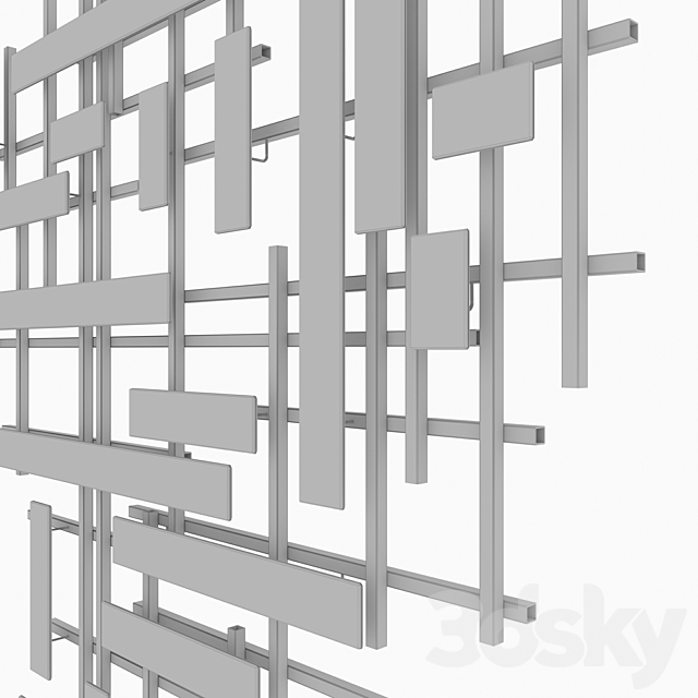 Wall Decor Apollo 3DS Max Model - thumbnail 4