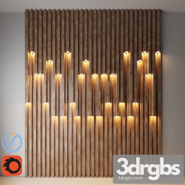 Wall Decorate Light 2 3dsmax Download - thumbnail 1