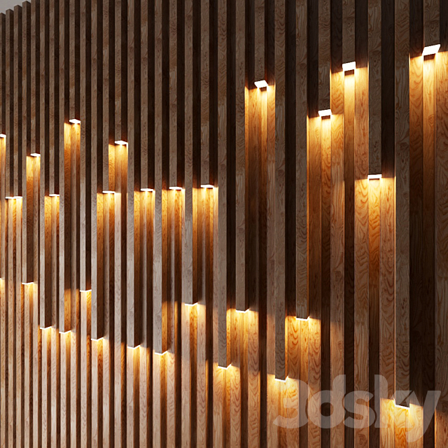 wall decorate light 2 3DSMax File - thumbnail 2