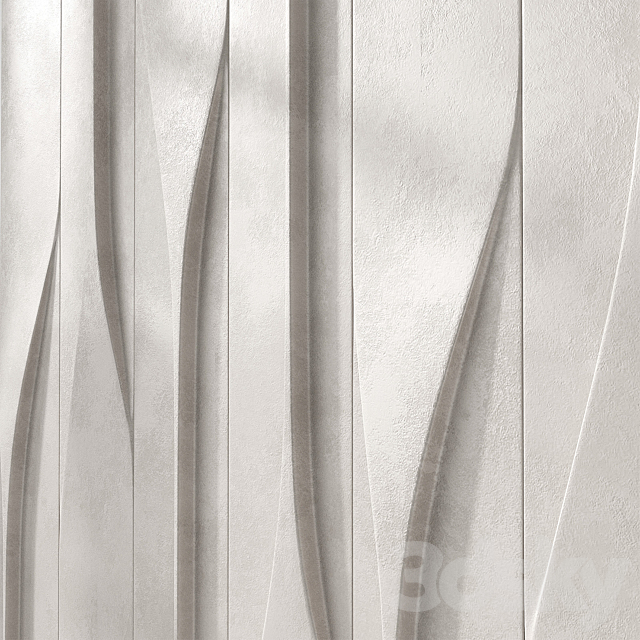 Wall decorative panels 3DS Max Model - thumbnail 3