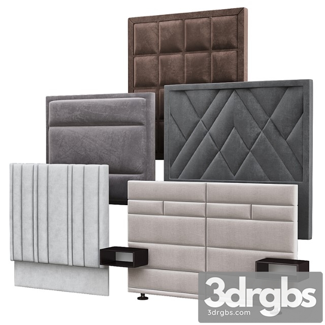 Wall headboard collection no. 30 3dsmax Download - thumbnail 1