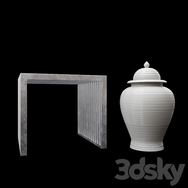 Wall Lamp Augusta_Mirror Navour 3DS Max Model - thumbnail 2