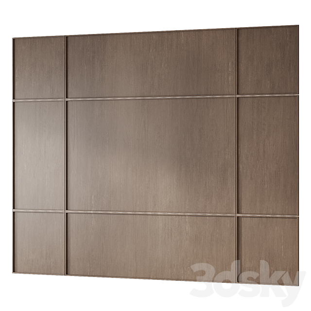 Wall Panel 002 | Wall Panel 3DS Max Model - thumbnail 2