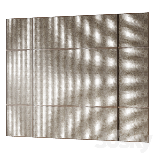 Wall Panel 002 | Wall Panel 3DS Max Model - thumbnail 3