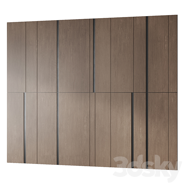 Wall Panel 002 | Wall Panel 3DS Max Model - thumbnail 4