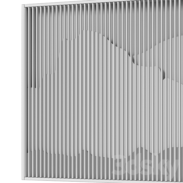 Wall panel 10 3ds Max - thumbnail 2