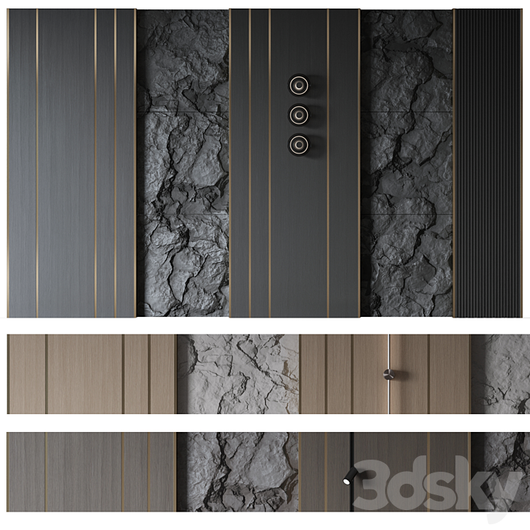 Wall panel ?10 3DS Max - thumbnail 1