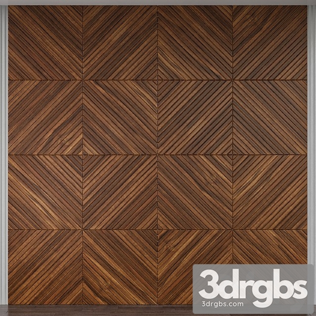 Wall panel 10 3dsmax Download - thumbnail 1