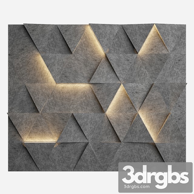 Wall panel 11 3dsmax Download - thumbnail 1