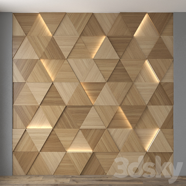 Wall panel 14 3DSMax File - thumbnail 1