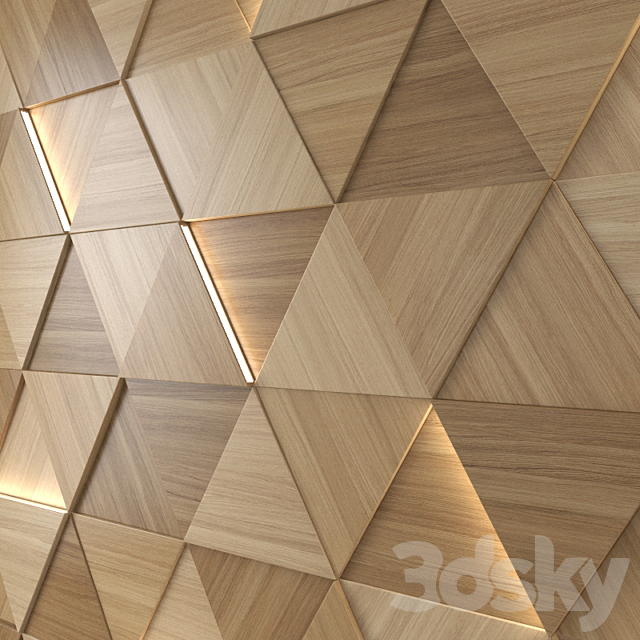 Wall panel 14 3DSMax File - thumbnail 2