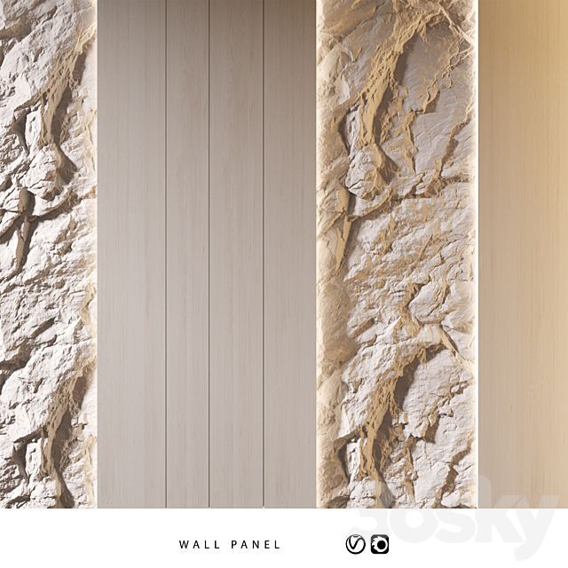 Wall Panel | 16 3ds Max - thumbnail 2