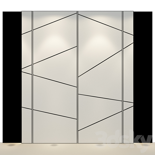 Wall Panel 18 3DS Max Model - thumbnail 2