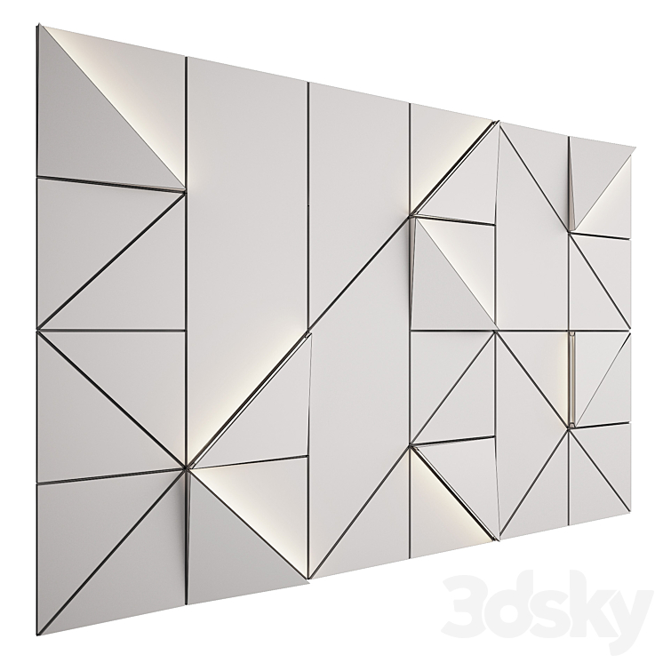 Wall Panel 19 3DS Max - thumbnail 2