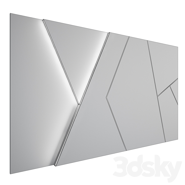 Wall Panel 20 3DSMax File - thumbnail 3