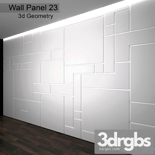 Wall panel 23 3dsmax Download - thumbnail 1