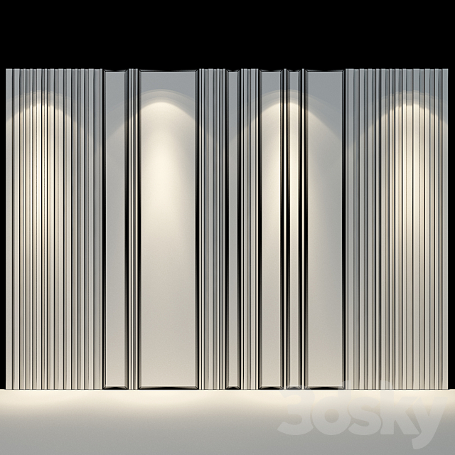 Wall Panel 24 3DS Max Model - thumbnail 2