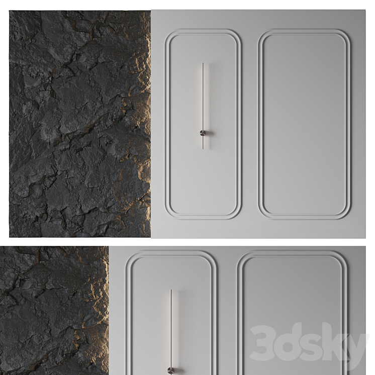 Wall panel ?3 3DS Max - thumbnail 1