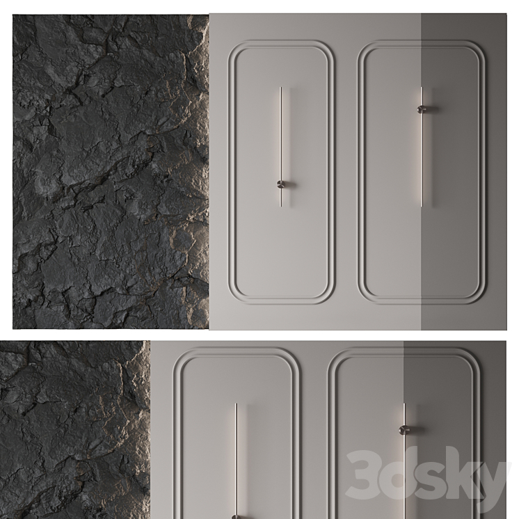 Wall panel ?3 3DS Max - thumbnail 2