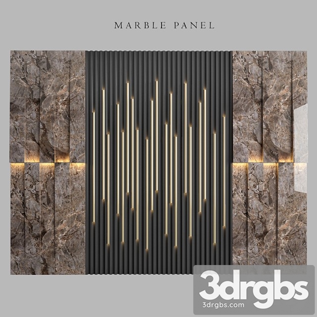 Wall panel 31 3dsmax Download - thumbnail 1