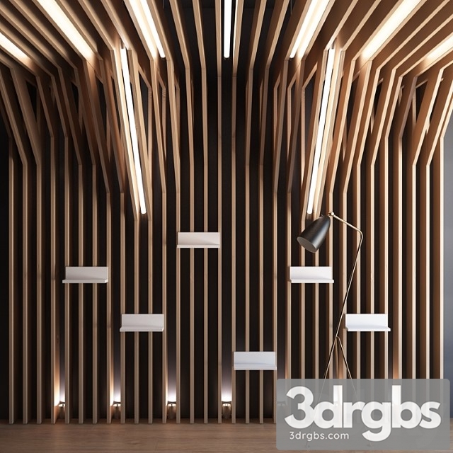 Wall panel 32 3dsmax Download - thumbnail 1