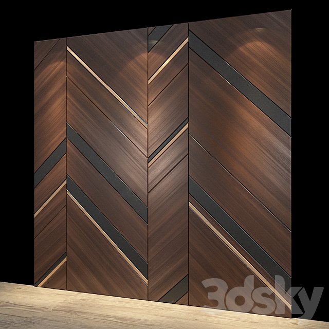 Wall Panel 35 3DS Max Model - thumbnail 3