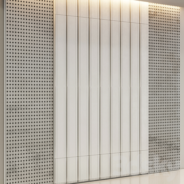 Wall panel 3DS Max Model - thumbnail 4