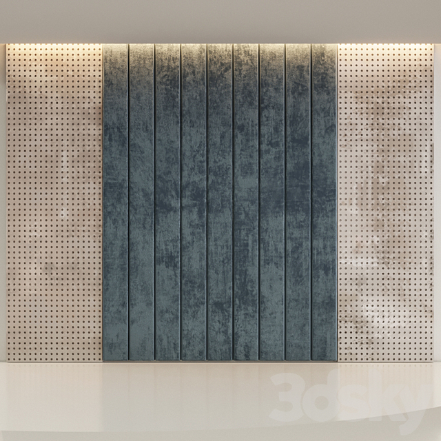 Wall panel 3DS Max Model - thumbnail 5