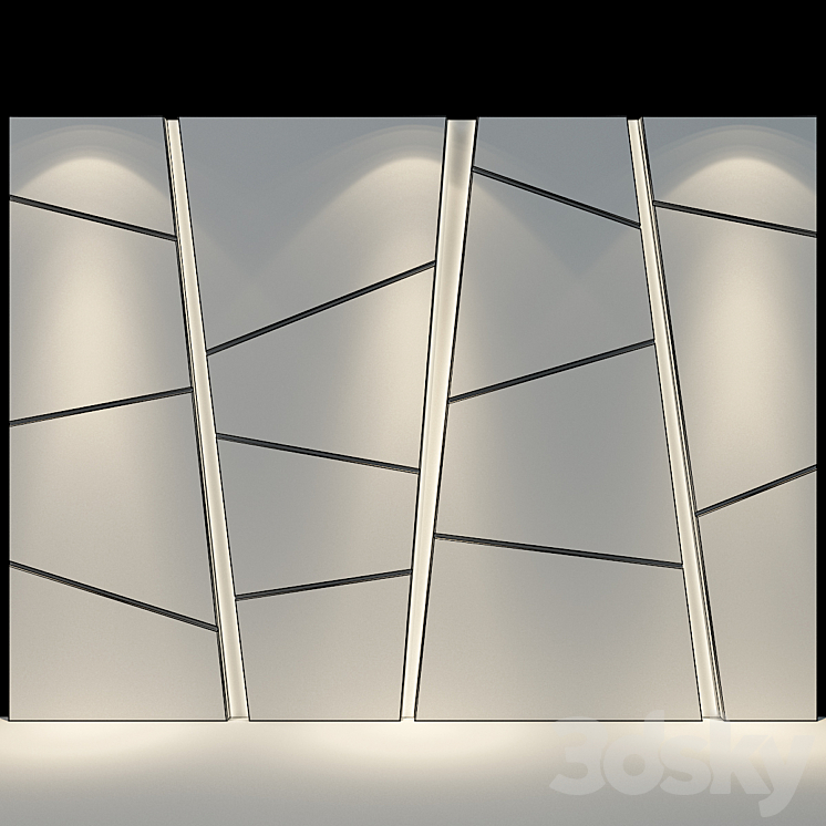 Wall Panel 41 3DS Max - thumbnail 2