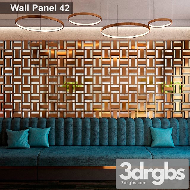 Wall panel 42 3dsmax Download - thumbnail 1