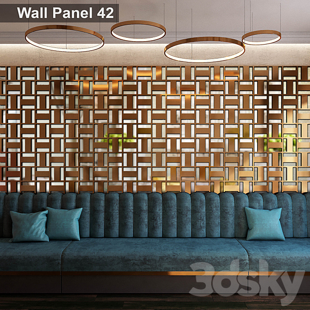 Wall Panel 42 3DSMax File - thumbnail 1