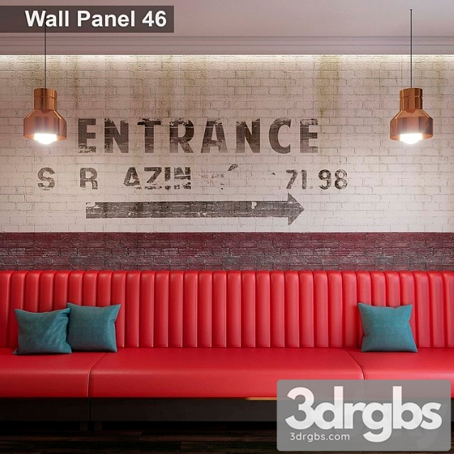 Wall panel 46 3dsmax Download - thumbnail 1