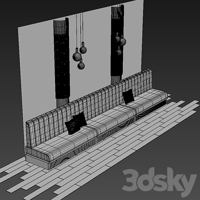 Wall Panel 47 3DSMax File - thumbnail 4