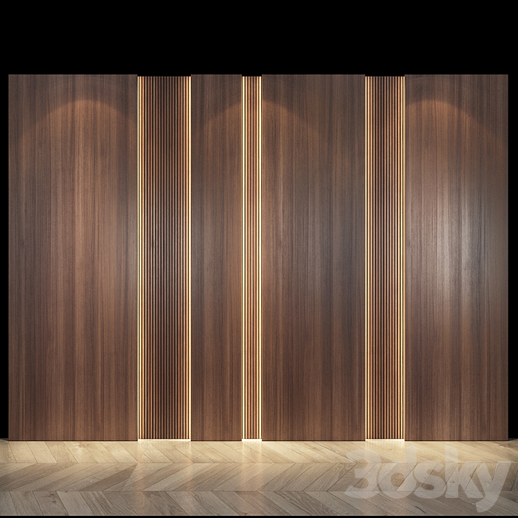 Wall Panel 49 3DS Max - thumbnail 1