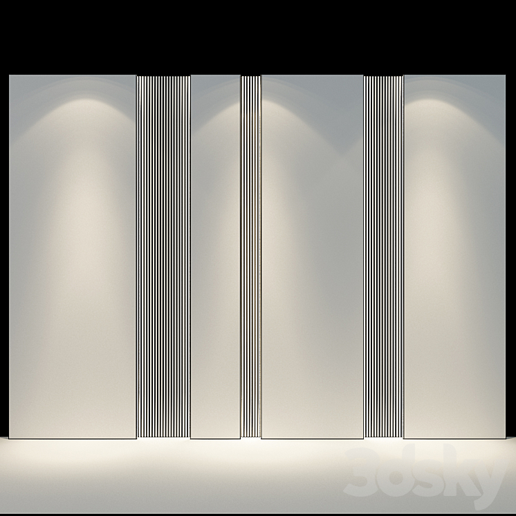 Wall Panel 49 3DS Max - thumbnail 2