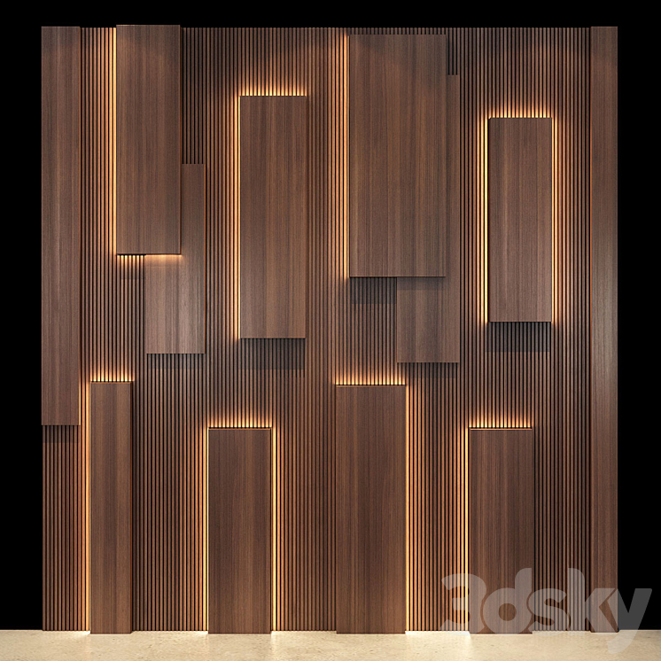 Wall Panel 52 3DS Max - thumbnail 1