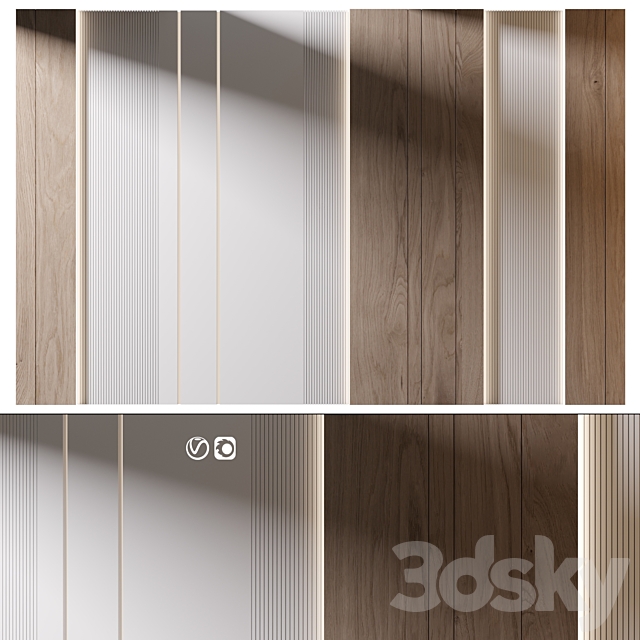 Wall Panel | 57 3ds Max - thumbnail 1