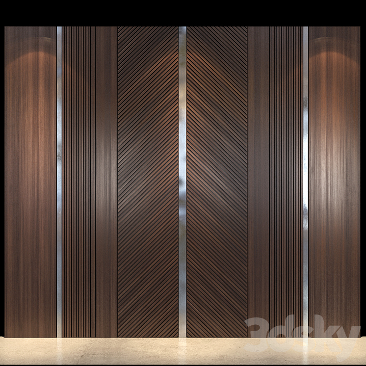 Wall Panel 57 3DS Max - thumbnail 1