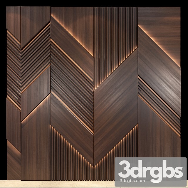 Wall panel 58 3dsmax Download - thumbnail 1