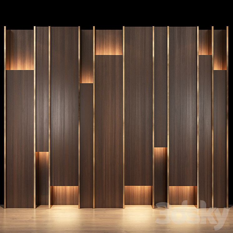 Wall Panel 59 3DS Max Model - thumbnail 1