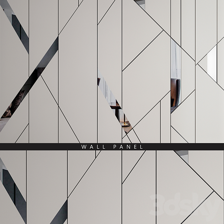 Wall Panel 6 3DS Max - thumbnail 2