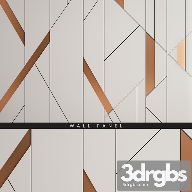 Wall panel 6 3dsmax Download - thumbnail 1