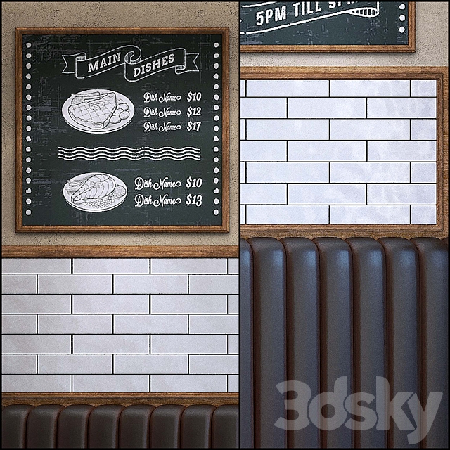 Wall Panel 63 3DS Max Model - thumbnail 2