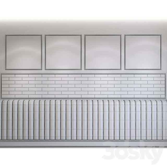 Wall Panel 63 3DS Max Model - thumbnail 3