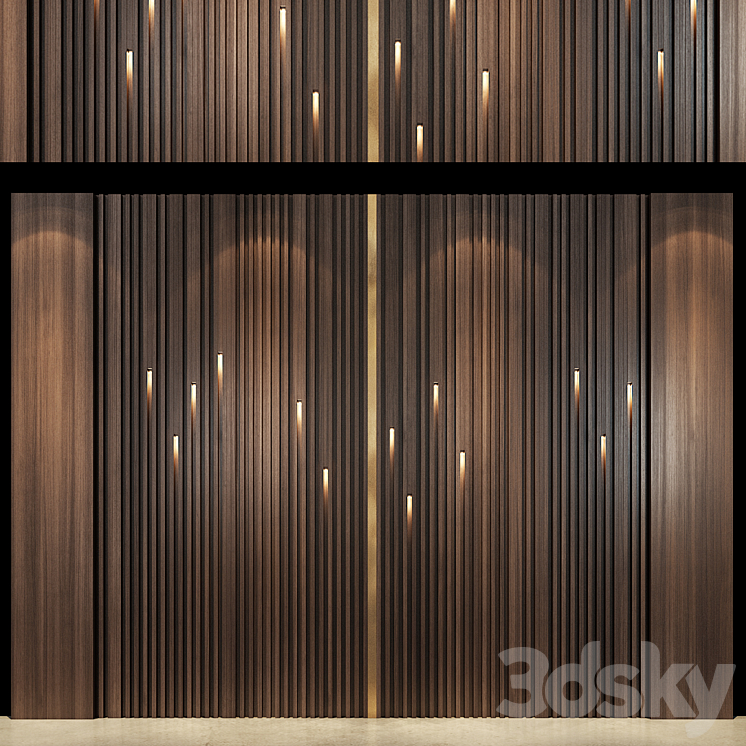 Wall Panel 67 3DS Max Model - thumbnail 3